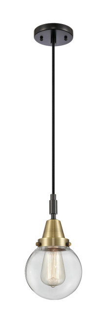 Innovations - 447-1P-BAB-G202-6 - One Light Mini Pendant - Caden - Black Antique Brass