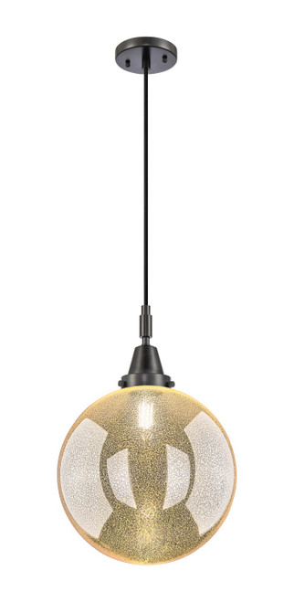 Innovations - 447-1P-BK-G208-12 - One Light Mini Pendant - Caden - Matte Black