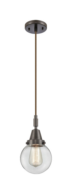 Innovations - 447-1P-OB-G202-6 - One Light Mini Pendant - Caden - Oil Rubbed Bronze