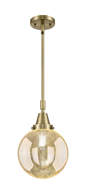 Innovations - 447-1S-AB-G208-8 - One Light Mini Pendant - Caden - Antique Brass
