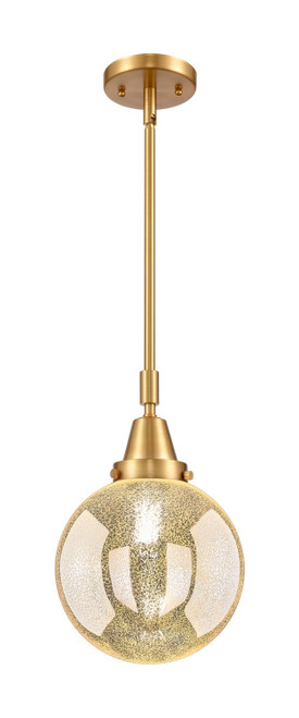 Innovations - 447-1S-SG-G208-8 - One Light Mini Pendant - Caden - Satin Gold