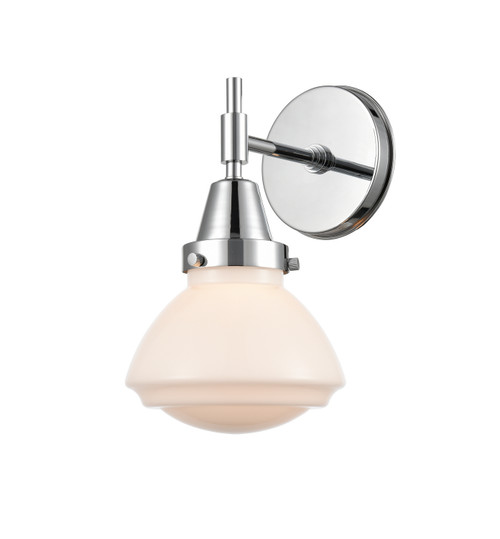 manufacturer_finish:Polished Chrome|manufacturer_glass:Matte White Olean|light_output:245.00lm|color_temperature:2100K|cri:98