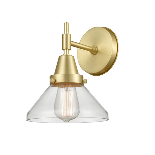 Innovations - 447-1W-SB-CL-LED - LED Wall Sconce - Satin Brass
