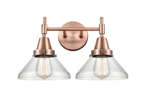 Innovations - 447-2W-AC-G4472 - Two Light Bath Vanity - Caden - Antique Copper
