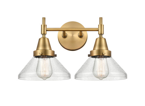 Innovations - 447-2W-BB-G4474 - Two Light Bath Vanity - Caden - Brushed Brass