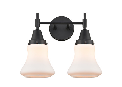 Innovations - 447-2W-BK-G191 - Two Light Bath Vanity - Caden - Matte Black