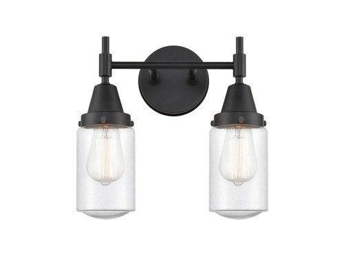 Innovations - 447-2W-BK-G314 - Two Light Bath Vanity - Caden - Matte Black