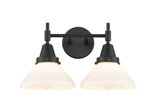 Innovations - 447-2W-BK-G4471 - Two Light Bath Vanity - Caden - Matte Black