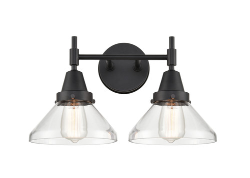Innovations - 447-2W-BK-G4472 - Two Light Bath Vanity - Caden - Matte Black
