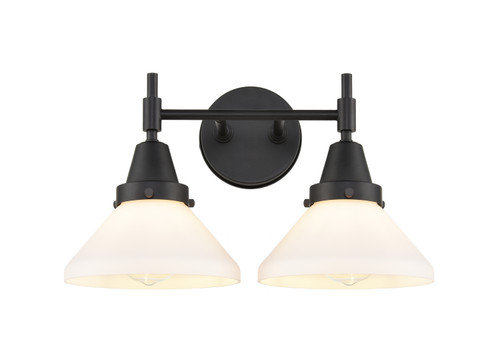Innovations - 447-2W-BK-W-LED - LED Bath Vanity - Caden - Matte Black