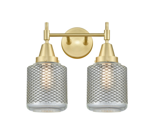 Innovations - 447-2W-SB-G262 - Two Light Bath Vanity - Satin Brass