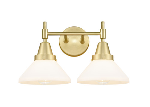 Innovations - 447-2W-SB-W-LED - LED Bath Vanity - Satin Brass