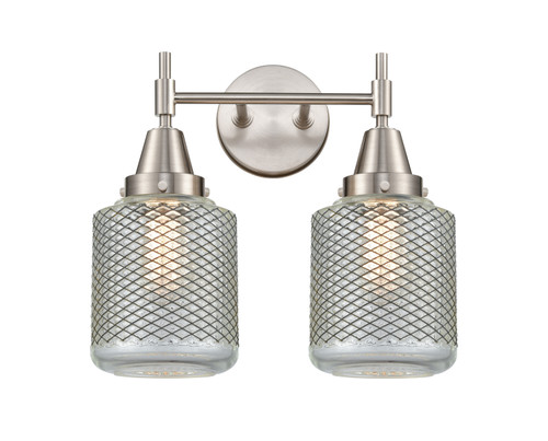Innovations - 447-2W-SN-G262 - Two Light Bath Vanity - Caden - Satin Nickel