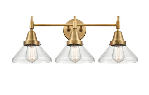 Innovations - 447-3W-BB-G4474 - Three Light Bath Vanity - Caden - Brushed Brass