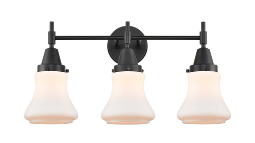 Innovations - 447-3W-BK-G191 - Three Light Bath Vanity - Caden - Matte Black