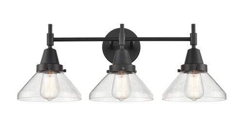 Innovations - 447-3W-BK-G4474 - Three Light Bath Vanity - Caden - Matte Black
