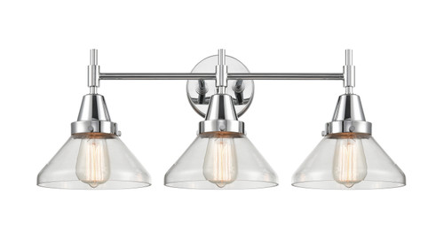 Innovations - 447-3W-PC-CL-LED - LED Bath Vanity - Caden - Polished Chrome