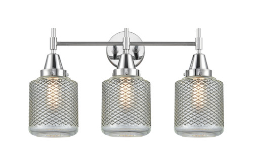 Innovations - 447-3W-PC-G262 - Three Light Bath Vanity - Caden - Polished Chrome
