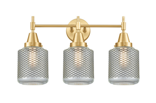 Innovations - 447-3W-SG-G262-LED - LED Bath Vanity - Caden - Satin Gold