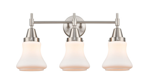 Innovations - 447-3W-SN-G191 - Three Light Bath Vanity - Caden - Satin Nickel