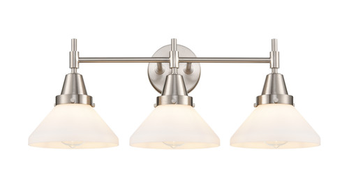 Innovations - 447-3W-SN-G4471 - Three Light Bath Vanity - Caden - Satin Nickel