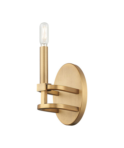 Innovations - 449-1W-BB - One Light Wall Sconce - Downtown Urban - Brushed Brass