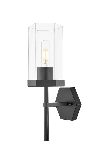 Innovations - 463-1W-BK-G463-8CL - One Light Wall Sconce - Downtown Urban - Matte Black