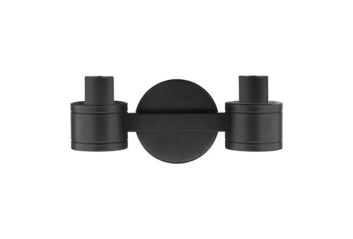 Innovations - 467-2W-BK - Two Light Bath Vanity - Downtown Urban - Matte Black