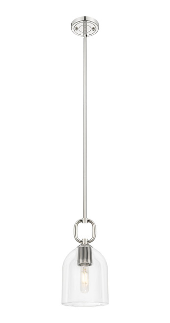 Innovations - 485-1S-PN-G487-6CL - One Light Mini Pendant - Downtown Urban - Polished Nickel