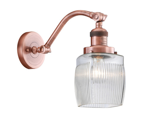 Innovations - 515-1W-AC-G302 - One Light Wall Sconce - Franklin Restoration - Antique Copper