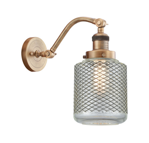 Innovations - 515-1W-BB-G262 - One Light Wall Sconce - Franklin Restoration - Brushed Brass