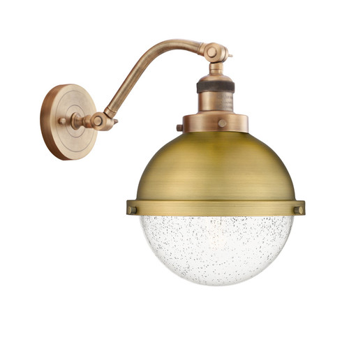 Innovations - 515-1W-BB-HFS-84-BB - One Light Wall Sconce - Franklin Restoration - Brushed Brass