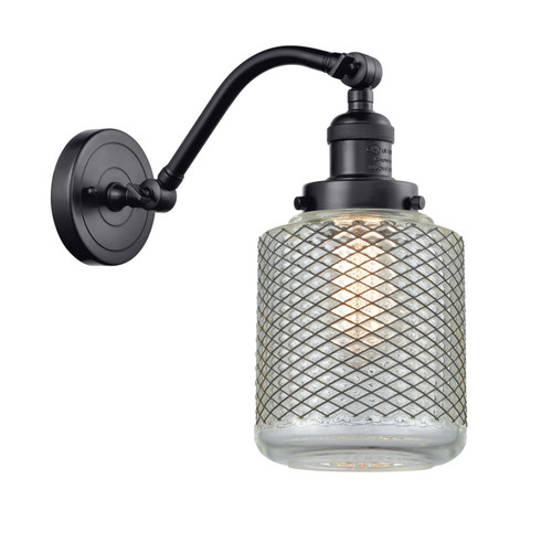 Innovations - 515-1W-BK-G262 - One Light Wall Sconce - Franklin Restoration - Matte Black