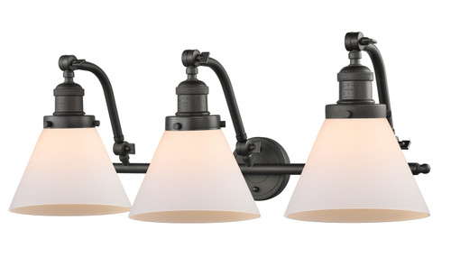 manufacturer_finish:Oil Rubbed Bronze|manufacturer_glass:Cased Matte White Large Cone|light_output:220.00lm|color_temperature:2200K|cri:99