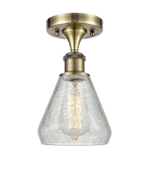 Innovations - 516-1C-AB-G275-LED - LED Semi-Flush Mount - Ballston - Antique Brass