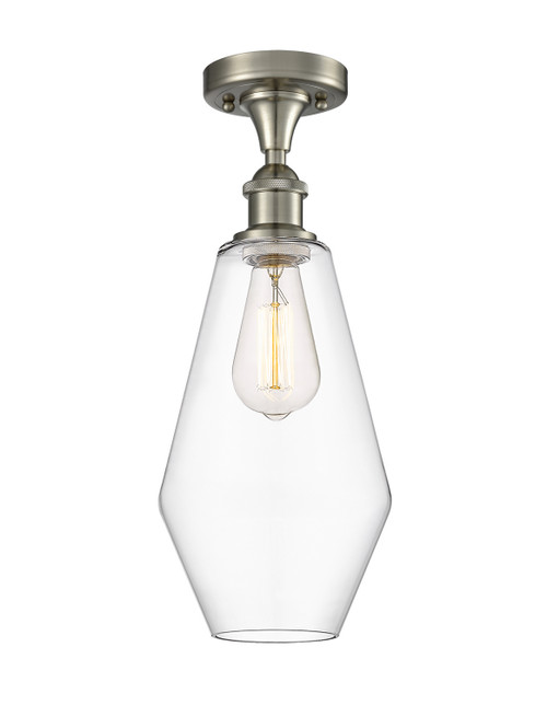 manufacturer_finish:Brushed Satin Nickel|manufacturer_glass:Clear Cindyrella 7|light_output:220.00lm|color_temperature:2200K|cri:99