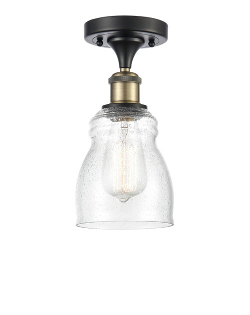 Innovations - 516-1C-BAB-G394-LED - LED Semi-Flush Mount - Ballston - Black Antique Brass