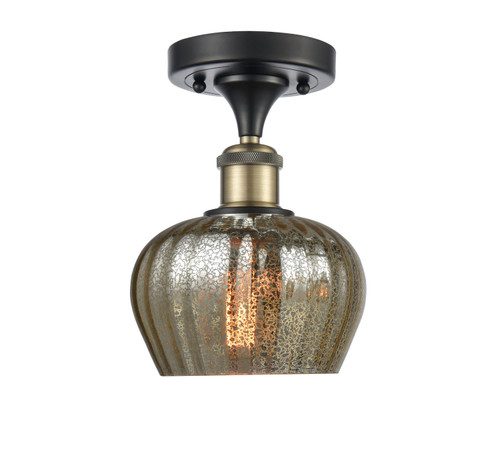 Innovations - 516-1C-BAB-G96 - One Light Semi-Flush Mount - Ballston - Black Antique Brass