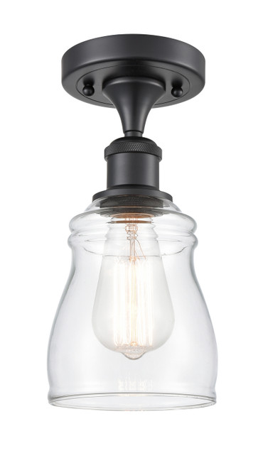 Innovations - 516-1C-BK-G392 - One Light Semi-Flush Mount - Ballston - Matte Black