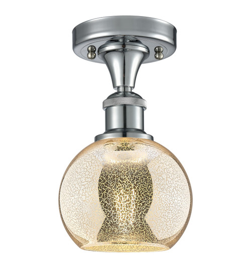 Innovations - 516-1C-PC-G128-6 - One Light Semi-Flush Mount - Ballston - Polished Chrome