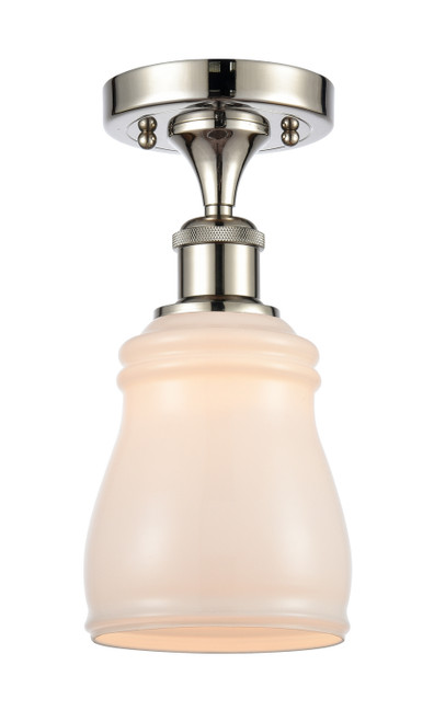 Innovations - 516-1C-PN-G391 - One Light Semi-Flush Mount - Ballston - Polished Nickel