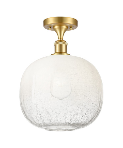Innovations - 516-1C-SG-G481-10OP - One Light Semi-Flush Mount - Ballston - Satin Gold