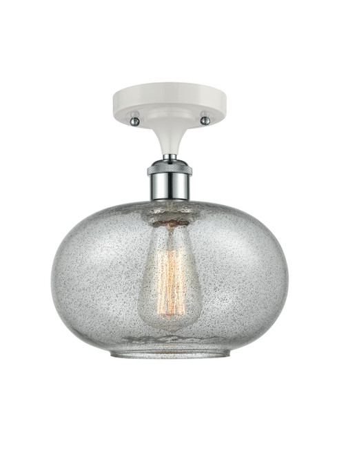 Innovations - 516-1C-WPC-G247-LED - LED Semi-Flush Mount - Ballston - White Polished Chrome