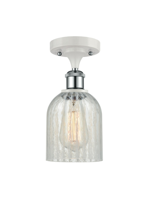 Innovations - 516-1C-WPC-G2511 - One Light Semi-Flush Mount - Ballston - White Polished Chrome