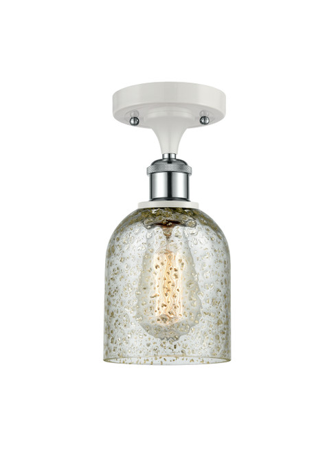 Innovations - 516-1C-WPC-G259 - One Light Semi-Flush Mount - Ballston - White Polished Chrome