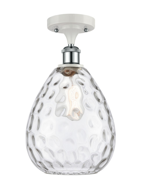 Innovations - 516-1C-WPC-G372-LED - LED Semi-Flush Mount - Ballston - White Polished Chrome