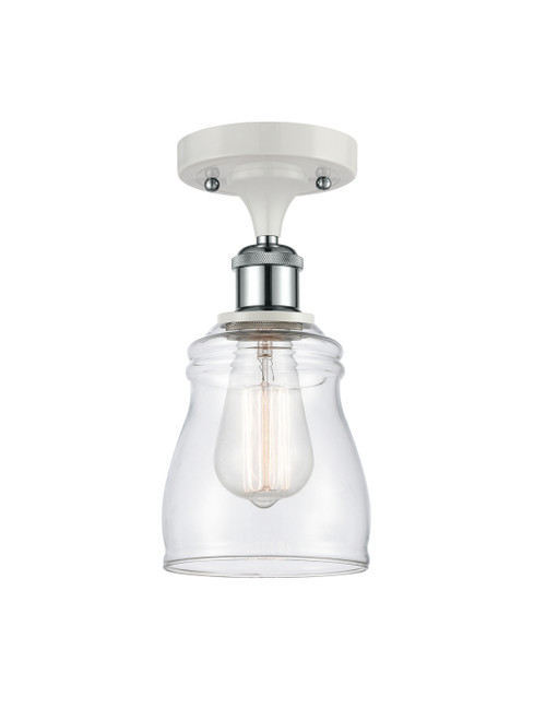 Innovations - 516-1C-WPC-G392 - One Light Semi-Flush Mount - Ballston - White Polished Chrome