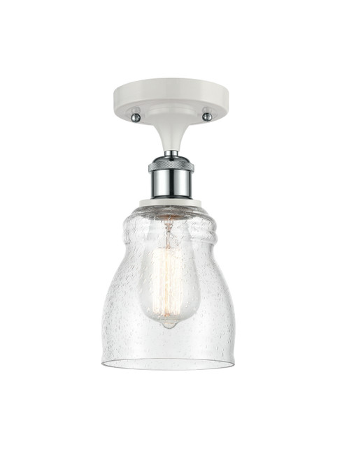 Innovations - 516-1C-WPC-G394-LED - LED Semi-Flush Mount - Ballston - White Polished Chrome