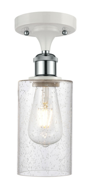 Innovations - 516-1C-WPC-G804 - One Light Semi-Flush Mount - Ballston - White Polished Chrome