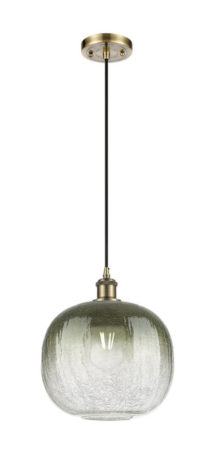 Innovations - 516-1P-AB-G481-10SL - One Light Mini Pendant - Ballston - Antique Brass